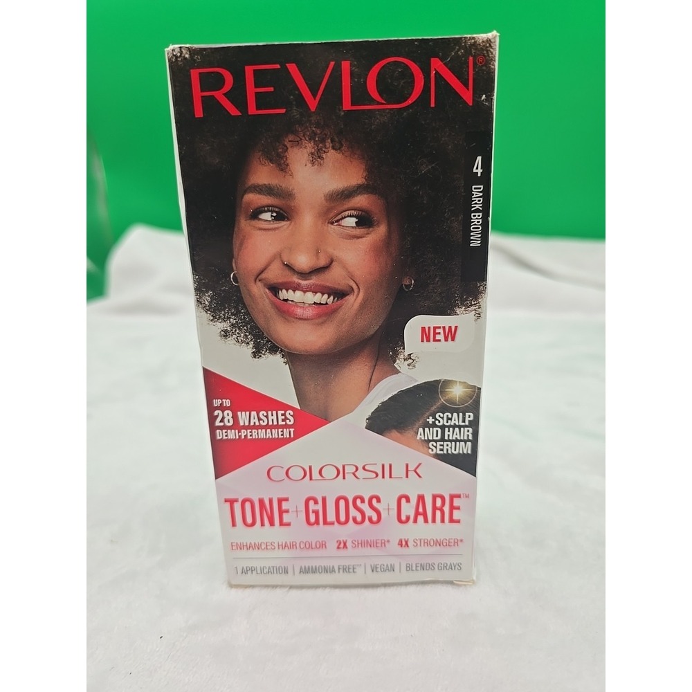 Revlon Colorsilk Tone Gloss Care Demi Permanent Hair Color #4 Dark Brown